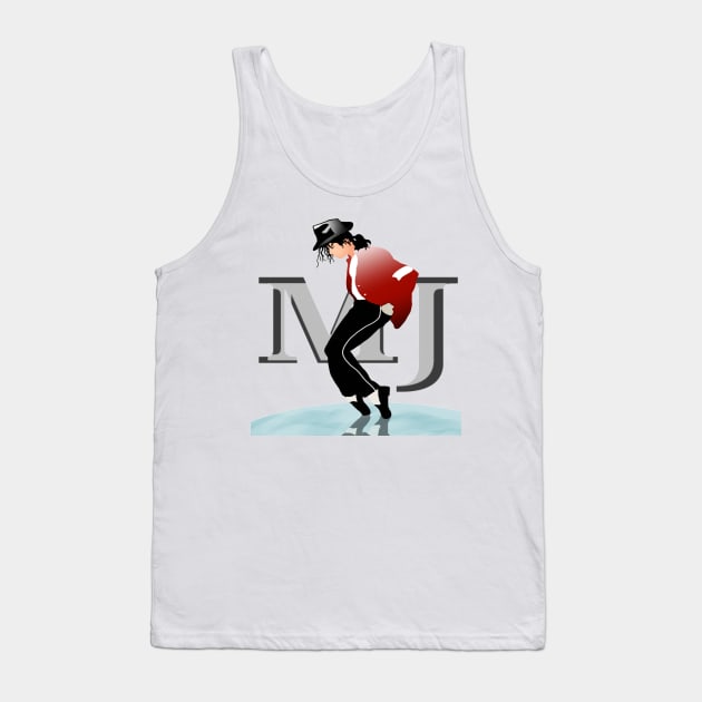 Michael Jackson Moonwalk Tank Top by laurelsart2014